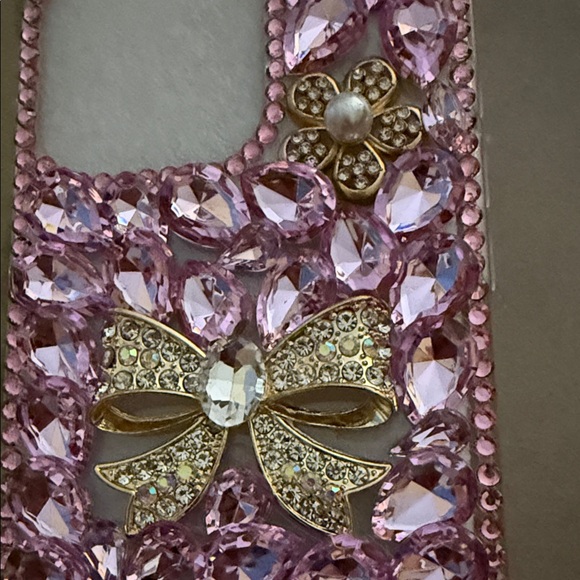 Pink Rhinestone Phone Case - Picture 3 of 6